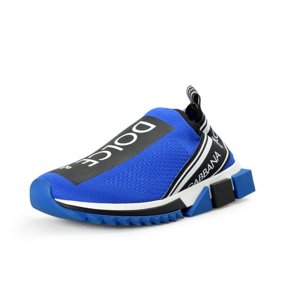 Dolce & Gabbana Men's Multi-Color Canvas Slip On Sneakers Shoes